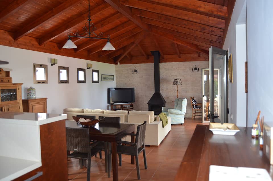 Salón y comedor de La Villa Pris